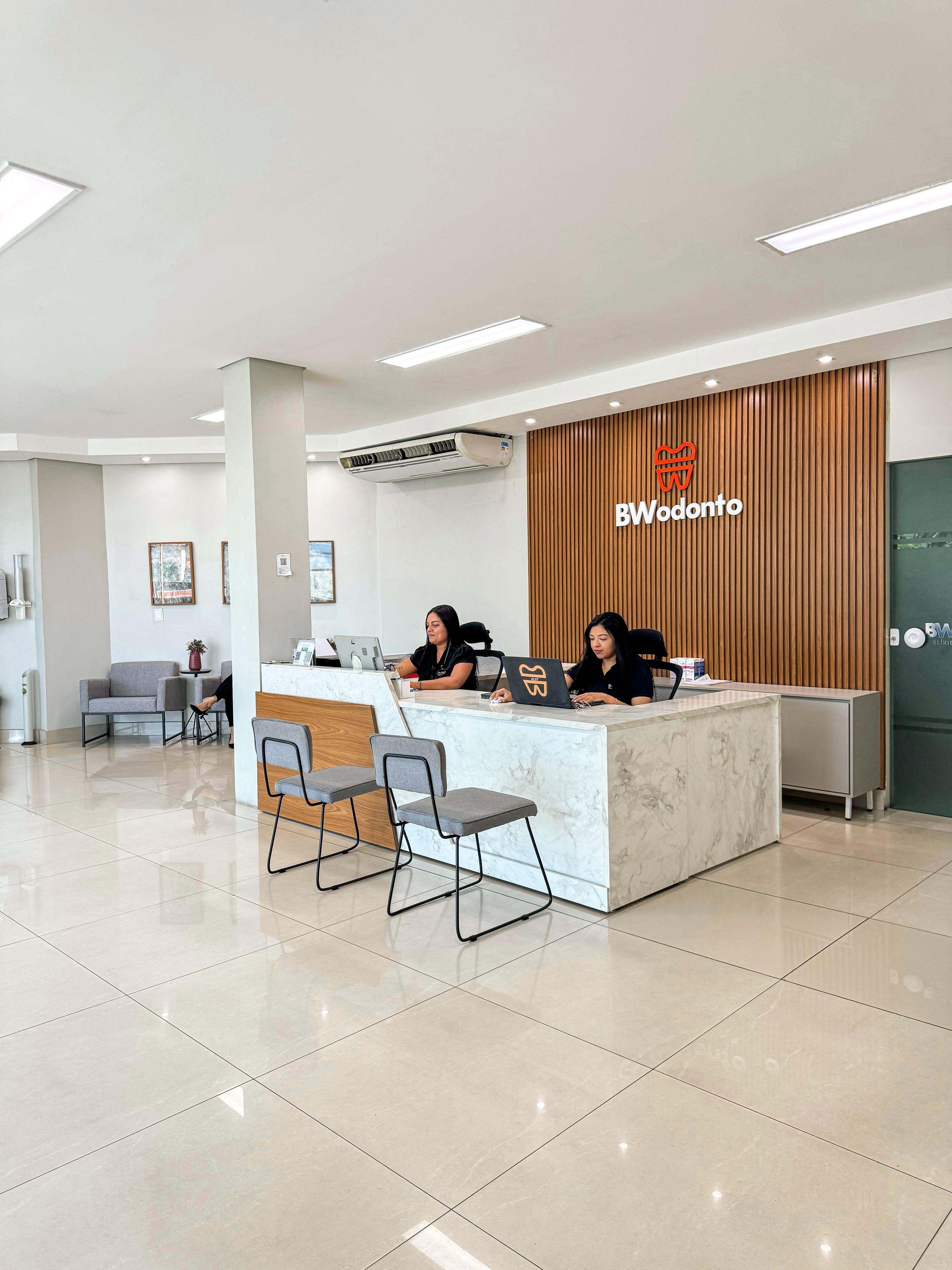 Recepção moderna da BWodonto
